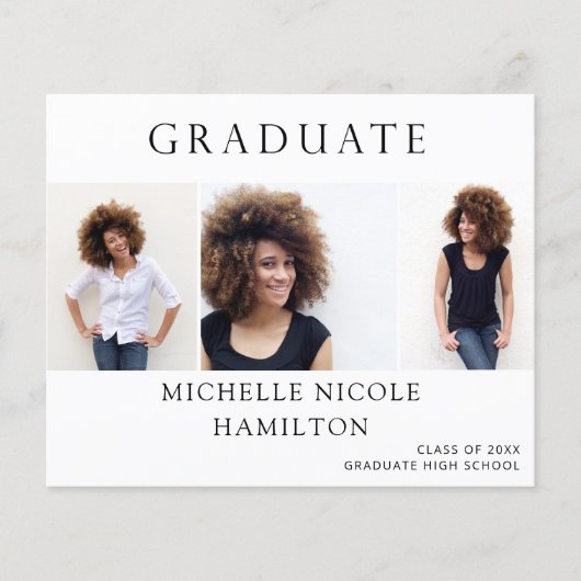 Begroting Afstuderen 3 Aankondiging foto's Flyer (Voorkant)