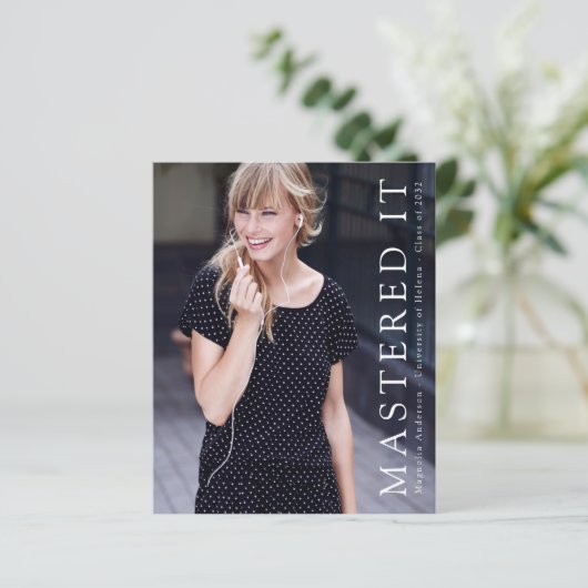 BEGROTING Afstuderen bekendmaking (Staand voorkant)