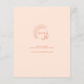 Begroting alleen nog maar het Peachy Wedding spare Flyer (Achterkant)