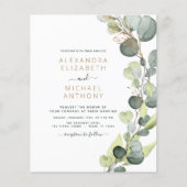 Begroting allemaal in één eucalyptus QR-code bruil (Voorkant)