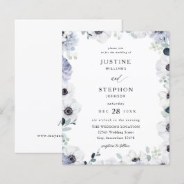 Begroting Anemone & Eucalyptus Winter Floral Weddi