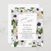 Begroting Anemone White Floral Easter Dinner (Voorkant / Achterkant)