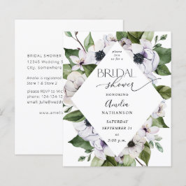 Begroting Anemone White Floral Vrijgezellenfeest