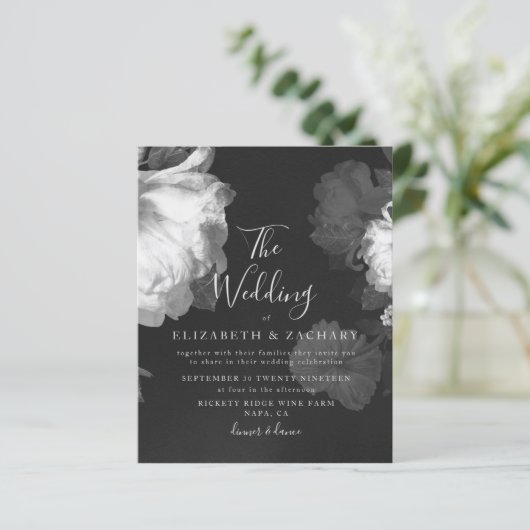 Begroting B&W Antiek  Floral Wedding (Staand voorkant)
