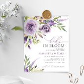 BEGROTING Baby Bloom Floral Baby shower Invitation