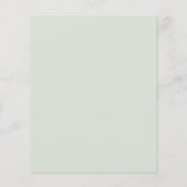 Begroting Baby shower door Mail Greenery Eucalyptu (Achterkant)
