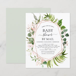 Begroting Baby shower door Mail Greenery Eucalyptu