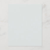 Begroting Baby shower Eucalyptus Greenery (Achterkant)