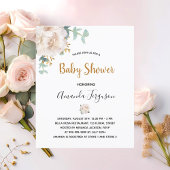 Begroting Baby shower florale eucalyptus greenery