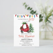 Begroting Baby shower kerstmis (Staand voorkant)