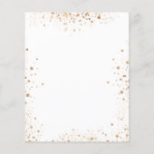 Begroting baby shower witte glitterballonnen (Achterkant)