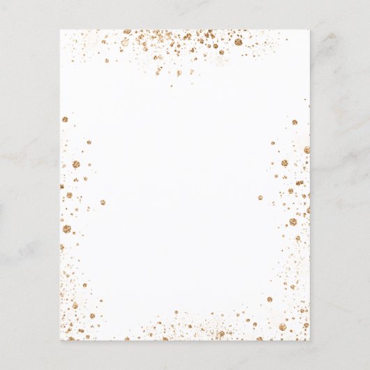 Begroting baby shower witte glitterballonnen (Achterkant)