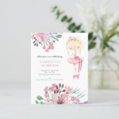 Begroting Ballerina Florals Girl 8ste verjaardag (Staand voorkant)