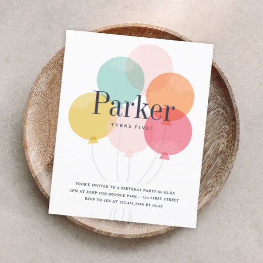 Begroting ballonbons verjaardagsfeest