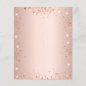 Begroting baptisme roos gouden blush glitter ballo (Achterkant)