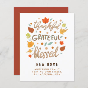 Begroting bedankt Grateful Blessed New Home