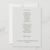 Begroting Bedankt voor uw deelneming en medeleven (Achterkant)