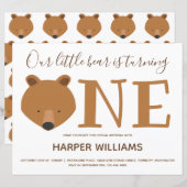 Begroting Beer één Baby eerste verjaardag (Voorkant / Achterkant)