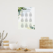 BEGROTING Begroeiing STOELENPLAN 9 Tafel 45 cm x 6 Poster (Keuken)