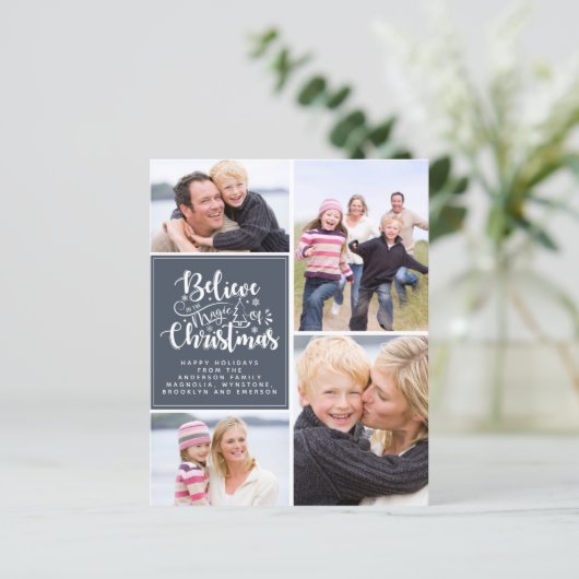 Begroting Beloft in de Magische Kerst-Kaart (Staand voorkant)