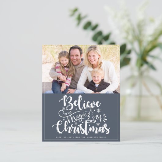 Begroting Beloft in de Magische Kerst-Kaart (Staand voorkant)