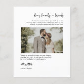 Begroting Beste dag ooit Foto Hartelijk dank Flyer (Achterkant)