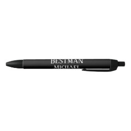 BEGROTING BESTE man Groomsman GIFTS Classic Black Zwarte Inkt Pen