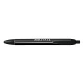 BEGROTING BESTE man Groomsman GIFTS Classic Black Zwarte Inkt Pen (Achterkant)