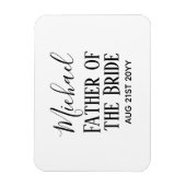 BEGROTING Bestman Groomsmen geeft zwart wit Magneet (Verticaal)