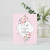 BEGROTING BEWAREN DATA - Roze witte rozen (Staand voorkant)