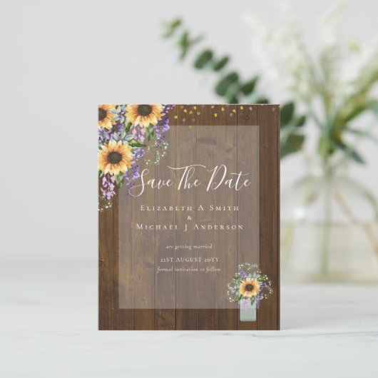 BEGROTING BEWAREN DATA Rustige Zonnebloemen Paars (Staand voorkant)