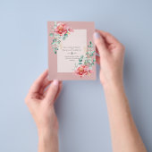 BEGROTING BEWAREN DATA - Witte rozen Floral Flyer (Hand)