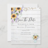 BEGROTING BEWAREN DATUM Paarse Zonnebloem (Voorkant)