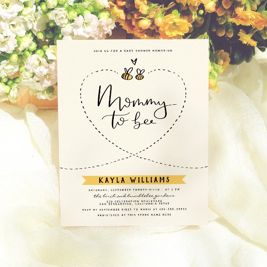 Begroting bijtende mammie om Baby shower te worden