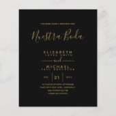 Begroting Bilingual Spanish BODA English Wedding (Achterkant)