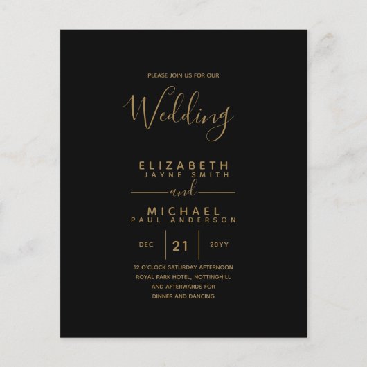 Begroting Bilingual Spanish BODA English Wedding (Voorkant)