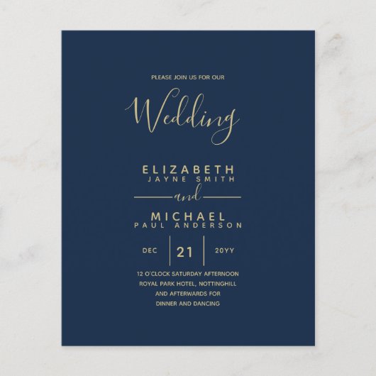 Begroting Bilingual Spanish BODA English Wedding (Voorkant)
