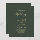 Begroting Bilingual Spanish BODA English Wedding (Voorkant / Achterkant)