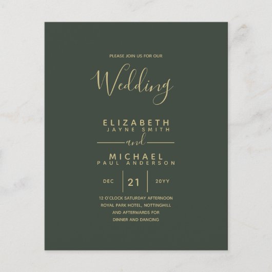 Begroting Bilingual Spanish BODA English Wedding (Voorkant)