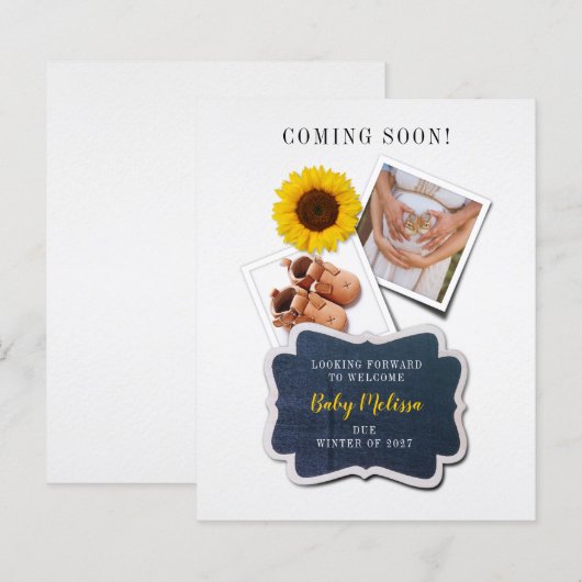 Begroting binnenkort te publiceren aankondiging zw (Voorkant / Achterkant)