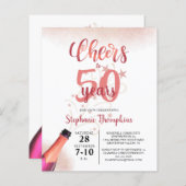 Begroting 'Birthday CHEERT' TOT # JAAR Roos Gold (Voorkant / Achterkant)