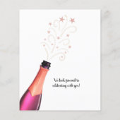 Begroting 'Birthday CHEERT' TOT # JAAR Roos Gold (Achterkant)