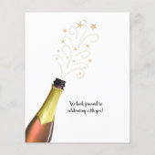 Begroting 'Birthday CHEERT' TOT # JAAR zwart goud (Achterkant)