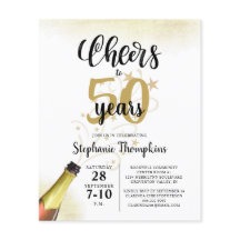 Begroting 'Birthday CHEERT' TOT # JAAR zwart goud