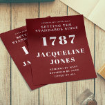 Begroting Birthday Uitnodiging rood wit Flyer<br><div class="desc">Viel uw verjaardag in stijl met deze de verjaardaguitnodigingen van het douanebudget. Dit gedurfde ontwerp kenmerkt een klassiek rood en wit kleurenschema dat uw speciale dag werkelijk onvergeetbaar zal maken. Nodig al uw vrienden, familie en dierbaren uit om bij u in de festiviteiten te komen met deze levendige en stijlvolle...</div>