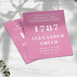 Begroting Birthday Uitnodiging roze Wit Flyer<br><div class="desc">Verstuur verjaardagsuitnodigingen die de bank niet zullen breken met onze Budget Birthday Invitation Pink White Flyer. Dit moedige en heldere ontwerp is ideaal om aan uw eigen partijthema aan te passen en biedt een roze en wit roze patroon dat zeker opvallend is. Deze budgetvriendelijke uitnodigingen zullen indruk maken op uw...</div>