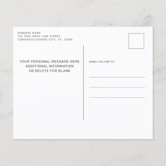 Begroting Black Grey Correction Officer Retirement (Achterkant)