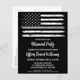 Begroting Black Grey Correction Officer Retirement