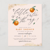 Begroting Blush Een kleine besneden Oranje Baby sh (Voorkant)