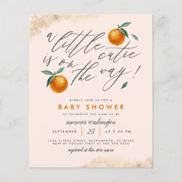 Begroting Blush Een kleine besneden Oranje Baby sh